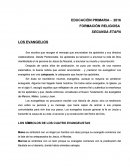 FORMACIÓN RELIGIOSA SEGUNDA ETAPA LOS EVANGELIOS