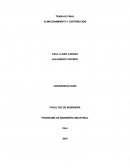 Almacenamiento y distribucion