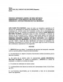 PROCESO: ORDINARIO LABORAL DE ÚNICA INSTANCIA