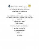EDAD PROMEDIO EN HOMBRES CASADOS EN EL ECUADOR, CIUDAD DE GUAYAQUIL EN EL AÑO 2016