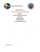 PIA Español Primer Semestre.