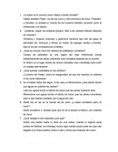 Leyenda orfica cuestionario