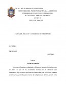Carta de jamaica Congreso de Angostura