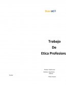 Código ético. Valores etc