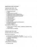 Clasificación de daño a la formación