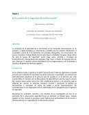 La Economía de la Seguridad de la Información