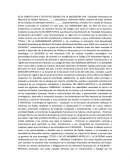 Acta constitutiva y estatutos sociales de la asociación civil