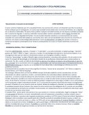 MODULO 2: DEONTOLOGIA Y ETICA PROFECIONAL