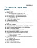 Documental de los que hacen pensar