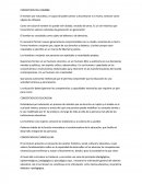 CONCEPCION DEL HOMBRE. CONCEPCION DE EDUCACION