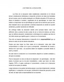 LOS FINES DE LA EDUCACIÓN.