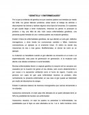 GENETICA Y ENFERMEDADES
