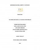 FACTORES ASOCIADOS A LA VIOLENCIA INTRAFAMILIAR