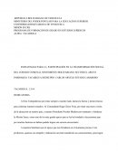 ESTRATEGIAS PARA LA PARTICIPACIÓN EN LA TRANSFORMACIÓN SOCIAL DEL CONSEJO COMUNAL SENTIMIENTO BOLIVARIANO, SECTOR EL ARUCO PARROQUIA TACARIGUA MUNICIPIO CARLOS ARVELO ESTADO CARABOBO