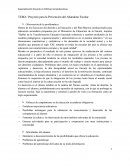 TEMA: Proyecto para la Prevención del Abandono Escolar