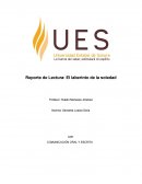 COMUNICACIÓN ORAL Y ESCRITA El laberinto de la soledad