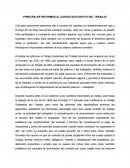 El Código Laboral y sus Principales Reformas.