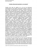 Colombia democracia por mayoria o por consenso?