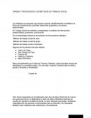 ORIGEN Y PROCESOS DE LOS MÉTODOS DE TRABAJO SOCIAL.