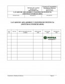 Procedimientos LAVADO DE LINEAS ENERGIZADAS