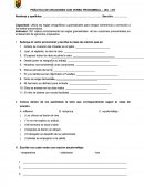 PRÁCTICA VERBO PRONOMUNAL