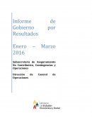 Informe de Gobierno por Resultados