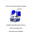 SOMETIDO A CONSIDERACIÓN DEL INSTITUTO TECNOLÓGICO SUPERIOR DE CANANEA..