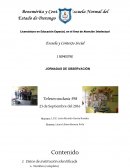 I SEMESTRE JORNADAS DE OBSERVACIÓN