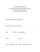 ENSAYO : EL AGUA EN MÉXICO.