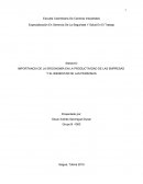 IMPORTANCIA DE LA ERGONOMÍA EN LA PRODUCTIVIDAD DE LAS EMPRESAS Y EL BIENESTAR DE LAS PERSONAS