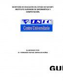 Guía Metodología para la Elaboración de la Tesis en la Licenciatura.