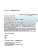 Texto 1: Lee atentamente el siguiente texto y luego responde las preguntas Nº 1, 2, 3, 4, 5,6 y 7.