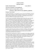 Tema: De la concepción a la conceptualización.