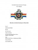 Maestría en Gestión Social para el Desarrollo