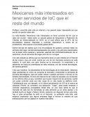 Mexicanos mas interesados en TICS