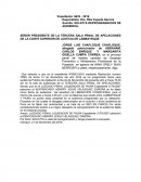 SEÑOR PRESIDENTE DE LA TERCERA SALA PENAL DE APELACIONES DE LA CORTE SUPERIOR DE JUSTICIA DE LAMBAYEQUE