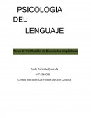 PSICOLOGIA DEL LENGUAJE