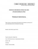 Título: Causas y consecuencias de la presencia de Sendero Luminoso en la Universidad Nacional San Cristóbal de Huamanga.