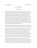 Técnica Psicoanalítica III Comentario Clase 1