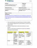 Fundamentos de nutrición. Tarea 11