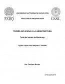 Descripción de Monterrey a los ojos de un arquitecto