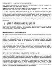 SISTEMA ESTATAL DE JUSTICIA PARA ADOLESCENTES. Página 1