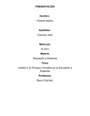 Unidad 4: El Proceso Formativo en la Educación a Distancia.