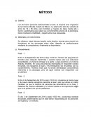 Ejemplo de MÉTODO según la APA