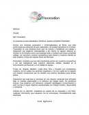 La presente es para saludarlos e introducir nuestra compañía Floranation.