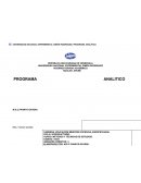 PROGRAMA ANALITICO . JUSTIFICACIÓN DEL CURSO.