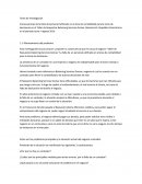 Tema de la Investigación.