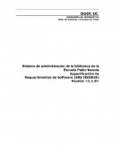 Sistema de administración de la biblioteca de la Escuela Pablo Neruda