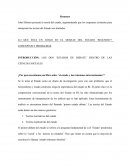 LOS DOS ‘ESTADOS DE DEBATE’ DENTRO DE LAS CIENCIAS SOCIALES