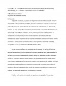 FACTORES DE VULNERABILIDAD QUE INCIDEN EN EL SISTEMA PESQUERO ARTESANAL DE LA BARRA SAN PEDRO, CENTLA, TABASCO.